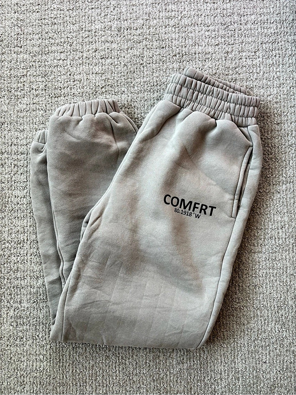 Comfort Fleece Jogger Pants in Gray Size XS Like New